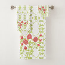 Drijvend Roos gepatterd