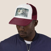 Drijvend Zee Otter "Ik hou van otters!" Trucker Ha Pet (In situ)