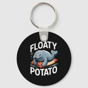 Drijvende Aardappels Manatee Grappige Zee Koe Ocea Sleutelhanger