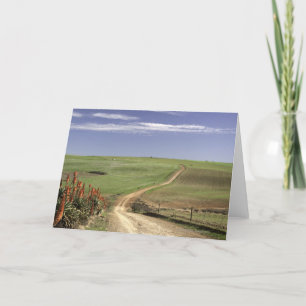 Drijvende aloë nabij Caledon, Westerne cape Kaart