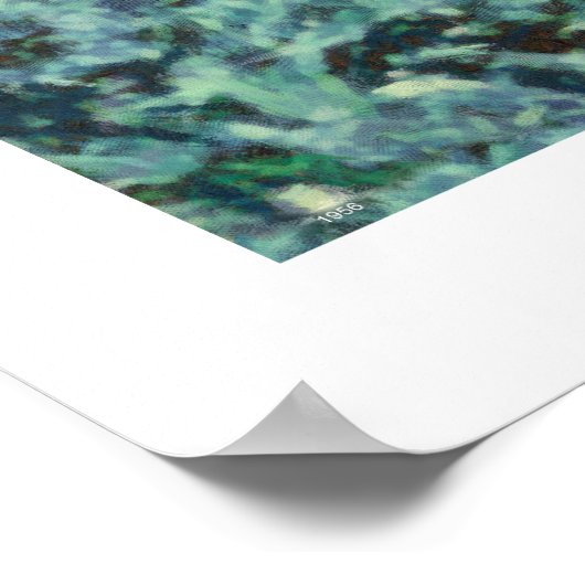 Drijvende amandelboom poster (Hoek)