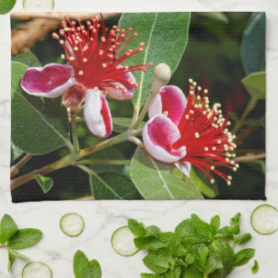 Drijvende anananas Guava / Guavasteen Theedoek