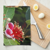 Drijvende anananas Guava / Guavasteen Theedoek (Quarter Fold)