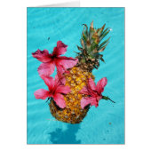 Drijvende ananas en Hibiscus (Voorkant)