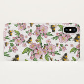 Drijvende appelboomgaard met bijen waterverf trekh Case-Mate iPhone case (Achterkant (horizontaal))