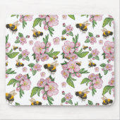 Drijvende appelboomgaard met bijen waterverf trekh muismat (Voorkant)