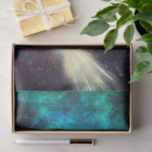 Drijvende astronaut in ruimtedocument Decoupage Tissuepapier (Geschenk)