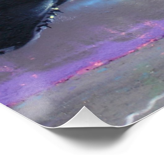 Drijvende astronaut poster (Hoek)