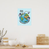 Drijvende astronauten poster (Keuken)