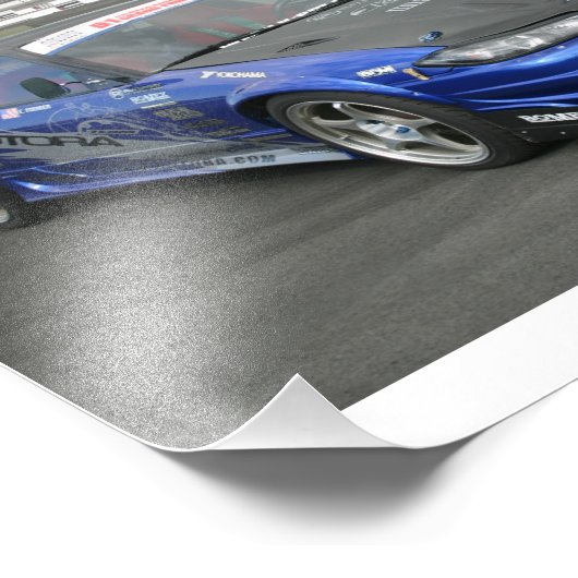 Drijvende auto foto afdruk (Hoek)