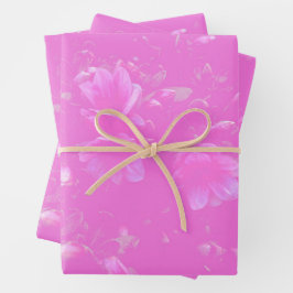 Drijvende Azalea Flowers Mauve Inpakpapier Vel