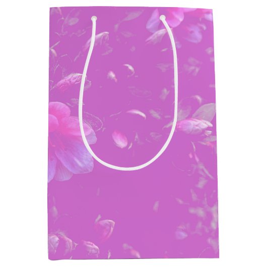 Drijvende Azalea Flowers Mauve Medium Cadeauzakje (Voorkant)