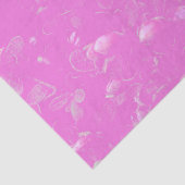 Drijvende Azalea Flowers Mauve Tissuepapier (Detail)