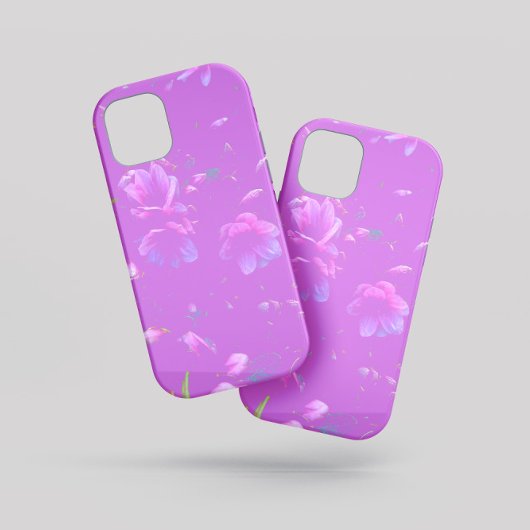Drijvende Azaleas Mauve Paars Case-Mate iPhone Case