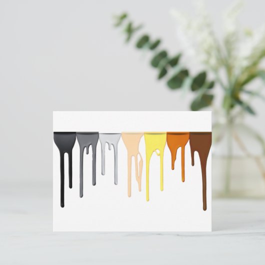 Drijvende Beer balk Briefkaart (Staand voorkant)