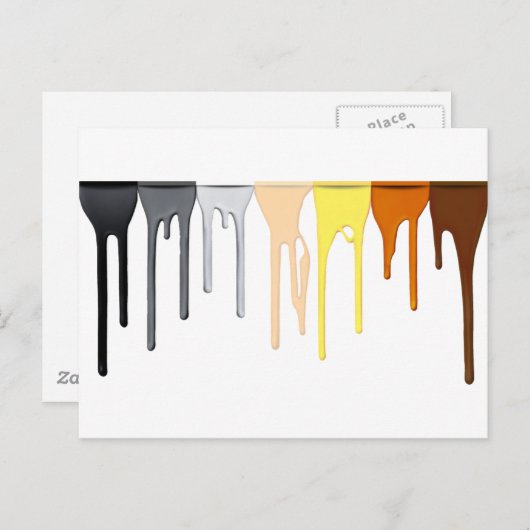 Drijvende Beer balk Briefkaart (Voorkant / Achterkant)