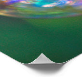 Drijvende bel reflectie poster (Hoek)