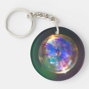 Drijvende bel reflectie sleutelhanger