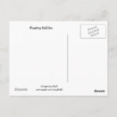 Drijvende bellen briefkaart (Achterkant)
