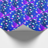 Drijvende bellen cadeaupapier (Hoek)