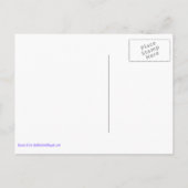 Drijvende blauwe grijze blanco Briefkaarten (Achterkant)