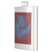 Drijvende blauwe scherven flacon (Links)