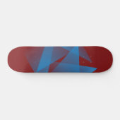 Drijvende blauwe scherven persoonlijk skateboard (Horizontaal)