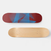 Drijvende blauwe scherven persoonlijk skateboard (Horizontaal)