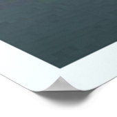 Drijvende bloemblaadjes van Stone Design Poster (Hoek)