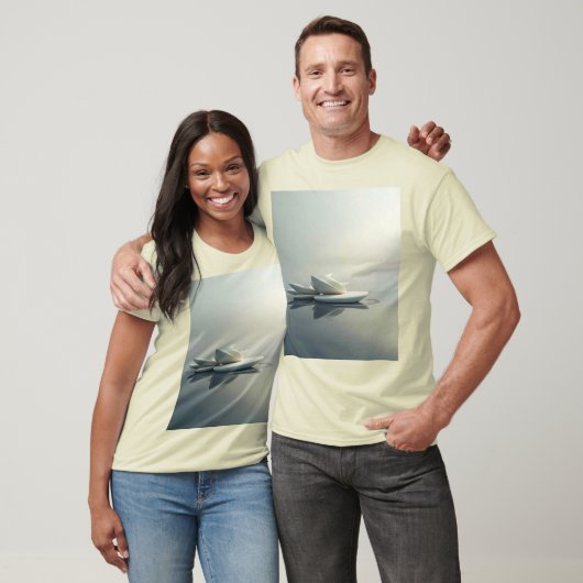 Drijvende bloemblaadjes van Stone Design T-shirt (Unisex)