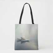 Drijvende bloemblaadjes van Stone Design Tote Bag (Voorkant)