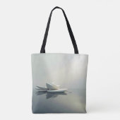 Drijvende bloemblaadjes van Stone Design Tote Bag (Achterkant)