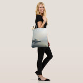 Drijvende bloemblaadjes van Stone Design Tote Bag (Op model)
