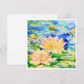 Drijvende bloemen (Voorkant / Achterkant)