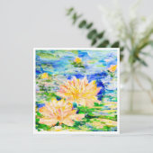 Drijvende bloemen (Staand voorkant)