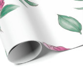 Drijvende bloemen cadeaupapier (Rol Hoek)