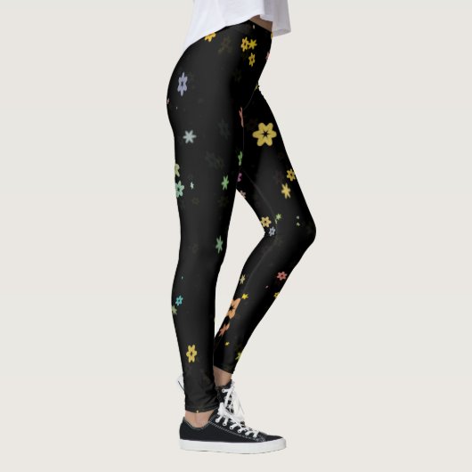 Drijvende bloemen leggings (Rechts)