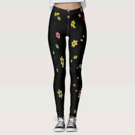 Drijvende bloemen leggings