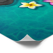 Drijvende Bloemen Spa Welkom Bord Poster (Hoek)