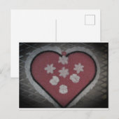 Drijvende bloesem briefkaart (Voorkant / Achterkant)