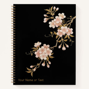 Drijvende Bloesems: De Maki-e Stijl Sakura & Goud Notitieboek