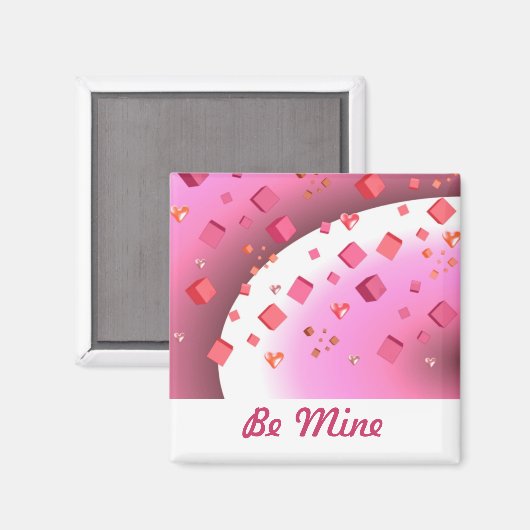 Drijvende blokjes en Valentijn Magneet (Voorkant / Achterkant)