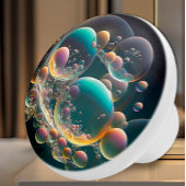 Drijvende Bubbels Keramische knop