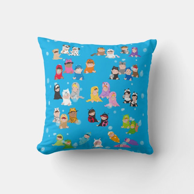 Drijvende bubbels Pillow Kussen (Voorkant)