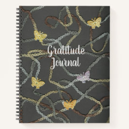 Drijvende Butterflies Gratitude Journal Notitieboek