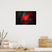 Drijvende cactus, canvas poster (Keuken)