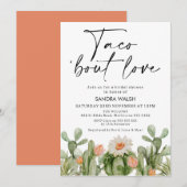 Drijvende Cactus Taco's over het Vrijgezellenfeest Kaart (Voorkant / Achterkant)