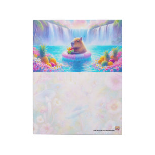 Drijvende Capybara Droom Notitieblok