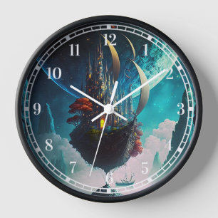 Drijvende Castle Ship Fantasy Art