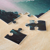 Drijvende Castle Ship Fantasy Art Puzzle Legpuzzel (Zijkant)